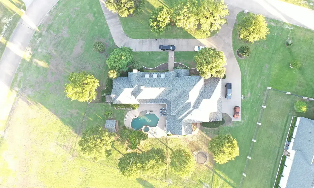 New shingle roof installation on a home in Prairie Ridge